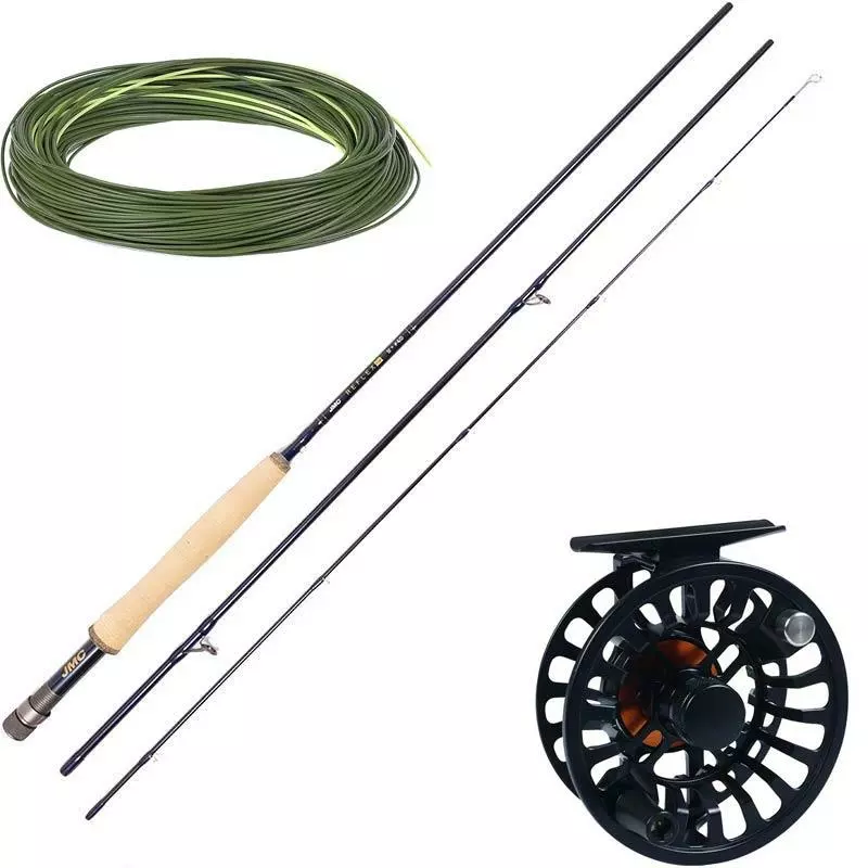 ENSEMBLE MOUCHE JMC REFLEX R2 8.6 #4/5 + MAMBA + SOIE VISIOLIGHT #5 OFFERTE