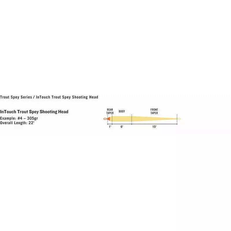 FLY FISHING LINE RIO INTOUCH TROUT SPEY SHOOTING HEAD - Image 3